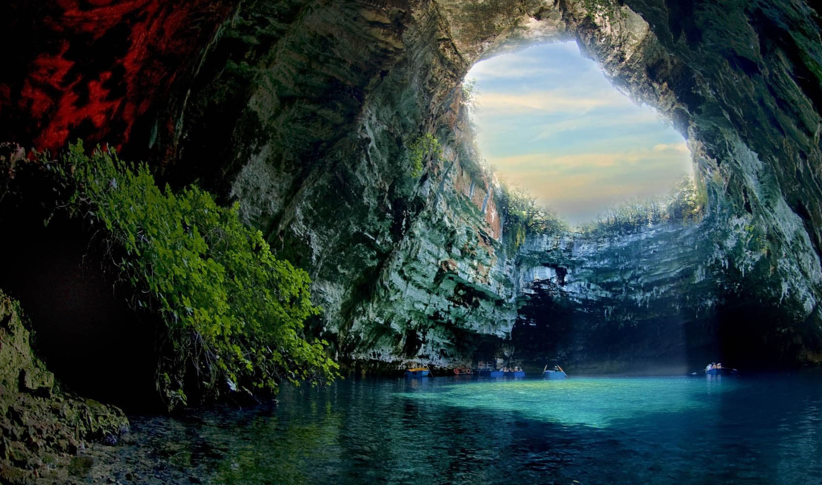 Melissani Cave